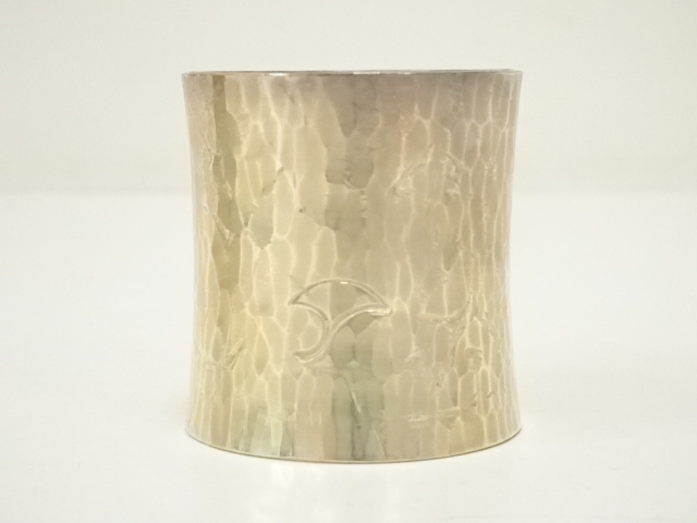 道具 ] - 道具 竹影堂造 銀仕上銀杏紋蓋置（共箱） | ネットショップ圭